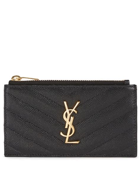 ysl top zip card case|YSL card holders.